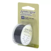 Artistic Copper Wire 0.81 mm anti-tarnish - Black x5.5m