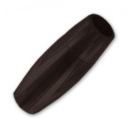 Magnetic clasp for 6mm cords stainless steel Black  x1|raw }}