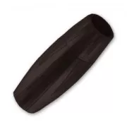 Magnetic clasp for 6mm cords stainless steel Black x1