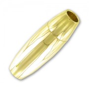 Magnetic clasp for 4mm cord stainless steel stainless steel gold tone x1|raw }}