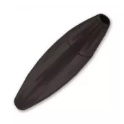 Magnetic clasp for 2mm cord stainless steel Black  x1