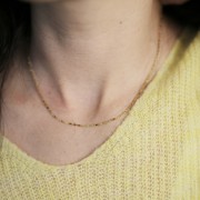 1.5mm Stainless steel 304L Fancy mesh choker x46cm