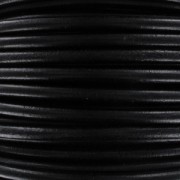 Leather cord 6mm Black x1m
