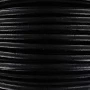 Leather cord 6mm Black x1m