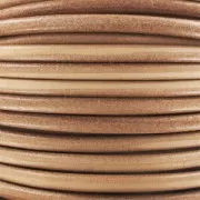 Leather cord 6mm Natural x1m
