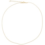 0.9mm Stainless steel 304L Epi mesh choker - Gold x46cm|raw }}