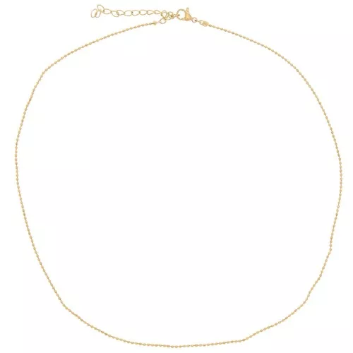 1.2mm Stainless Steel 304L Ball Mesh Necklaces - Gold - 10 pieces x46cm