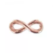 Spacer infinity 15x6mm Gold rose tone x1