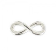 Spacer infinity 15x6mm Antique Silver Plating x1|raw }}