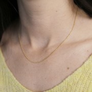 304L stainless steel 1.2mm Ball mesh chokers - 10 pieces x46cm