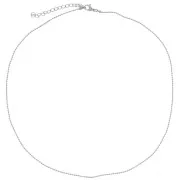 1.1mm Stainless steel 304L oval ball mesh chokers - 10 pieces x46cm