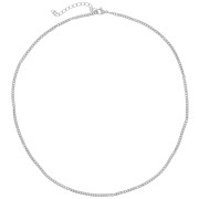 10 curb chain chokers 2.2 mm - Stainless steel 304L x41cm