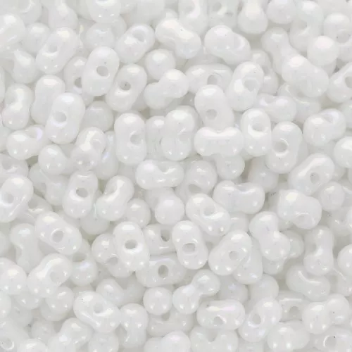 4.5x2.5mm Miyuki Berry Beads - BB-471 - White Pearl AB x10g