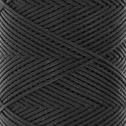 0.8mm Slam Cord flat waxed polyester thread for micro macramé - Dark grey x100m