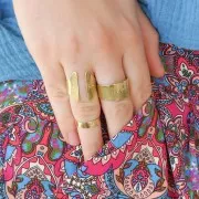 42x4mm 925 sterling silver Ring to shape and personalize x1