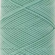 0.8mm Slam Cord flat waxed polyester thread for micro macramé - Moss green x100m