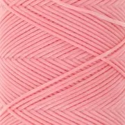 0.8mm Slam Cord flat waxed polyester thread for micro macramé - Pink x100m
