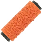 0.8mm Slam Cord flat waxed polyester thread for micro macramé - Orange x100m|raw }}