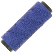0.8mm Slam Cord flat waxed polyester thread for micro macramé - Royal blue x100m|raw }}