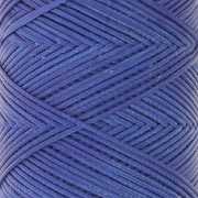 0.8mm Slam Cord flat waxed polyester thread for micro macramé - Royal blue x100m