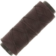 0.8mm Slam Cord flat waxed polyester thread for micro macramé - Burgundy x100m|raw }}