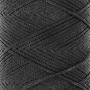 1mm Slam Cord flat waxed polyester thread for micro macramé - Dark grey x100m