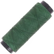 1mm Slam Cord flat waxed polyester thread for micro macramé - Forest green x100m|raw }}