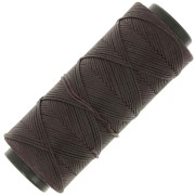 1mm Slam Cord flat waxed polyester thread for micro macramé - Burgundy x100m|raw }}