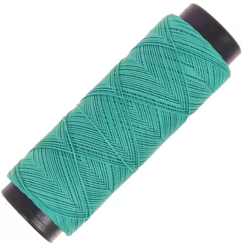 0.6mm Slam Cord flat waxed polyester thread for micro macramé - Veraman x100m