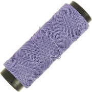 0.6mm Slam Cord flat waxed polyester thread for micro macramé - Amethyst x100m|raw }}