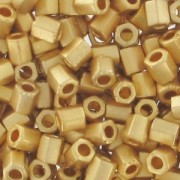 Seed beads Miyuki 11/0 Hex Cut 191F - Mat 24kt Gold Plated x5g|raw }}