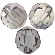 6mm Preciosa round faceted beads - Round Bead - Crystal Valentinite x6