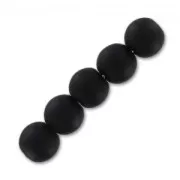 Beads Black Agate Mat 6mm x15