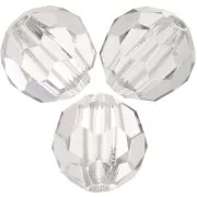 5mm Preciosa Crystal Round Faceted Beads - Crystal Lagoon x15