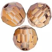 5mm Preciosa Crystal Round Faceted Beads - Crystal Venus x15