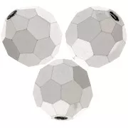 5mm Preciosa Crystal Round Faceted Beads - Crystal Labrador Full x15