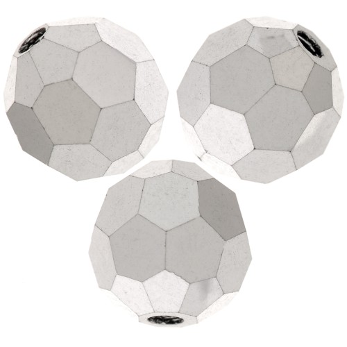 5mm Preciosa Crystal Round Faceted Beads - Crystal Labrador Full x15