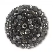 Half ball plasticine with korean rhinestones