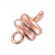 Rosegold magnetic clasp 9x6mm x1