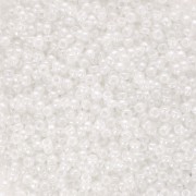 Miyuki Seed beads Duracoat 15/0 528 - White Pearl Ceylon - package of 100g|raw }}