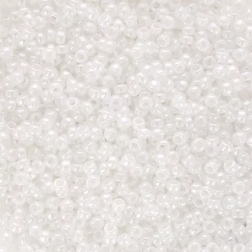 Miyuki Duracoat 15/0 Seed beads 528 - White Pearl Ceylon x 100 g