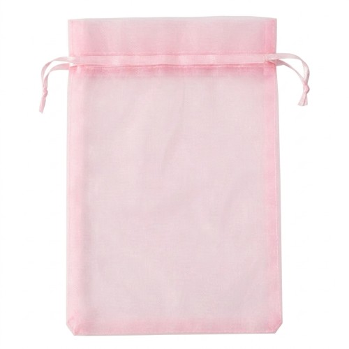 Organza bag 195x290 mm Pink x1