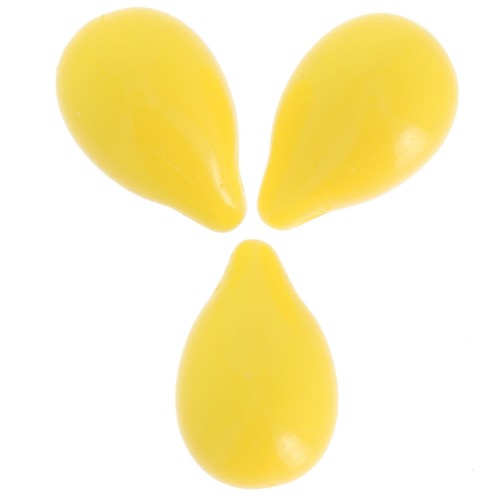 6x9mm Drops - Opaque Yellow x25