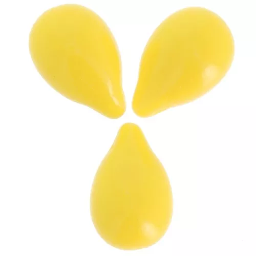 6x9mm Drops - Opaque Yellow x25