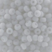 Preciosa Seed beads 9/0 2.5 mm - White Opaque Mat x20gr|raw }}