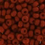 Preciosa Seed beads 9/0 2.5 mm - Opaque Light Chocolate x20g