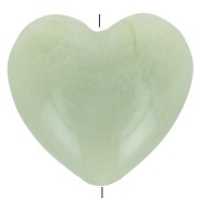 26x27mm Heart bead in translucent resin - Marbled lichen x1|raw }}