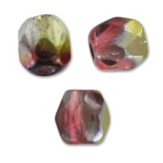 Fire Polished faceted round beads 3mm Crystal Magic Apple x50
