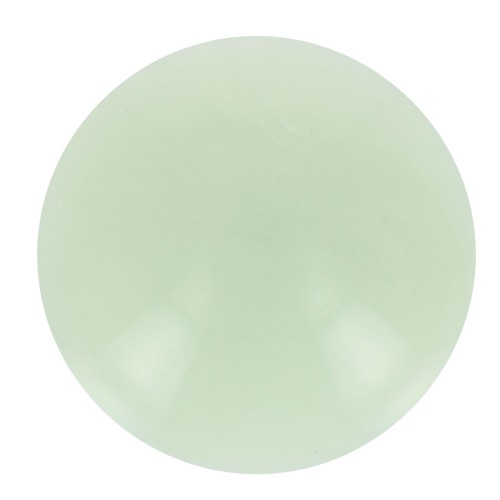 12 mm round cabochon in translucent resin - Marbled Lichen x1