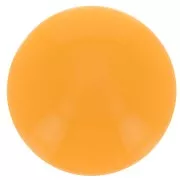 14 mm round cabochon in opaque resin - Mandarin x1